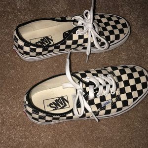 Checkered Vans!